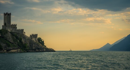 Malcesine Lago di Garda Gardasee Sonnenuntergang | © Pixabay