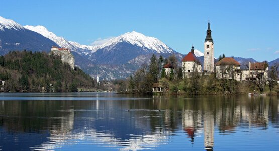 Bled, Kirche im See | © Karin Ginzinger